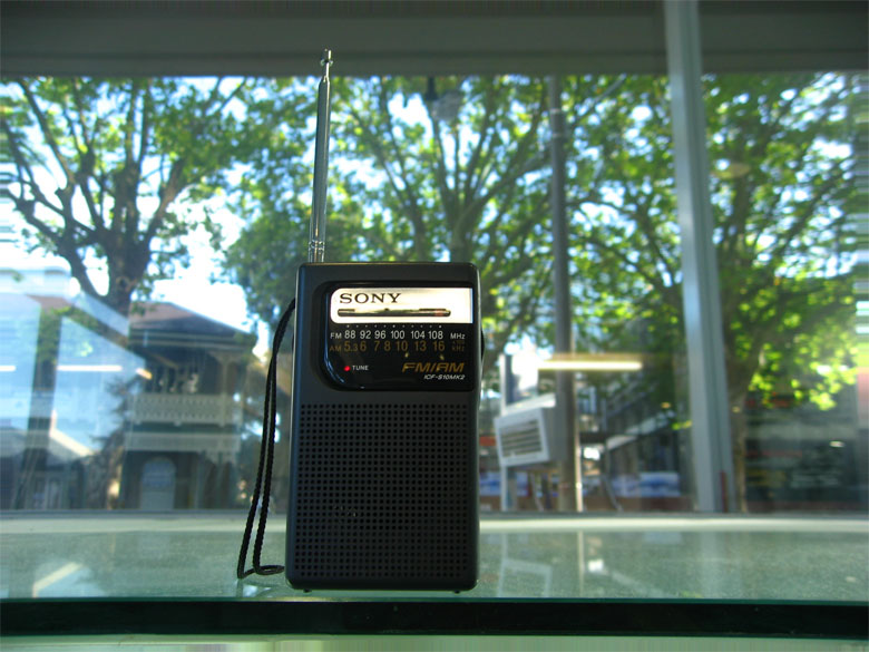 Radio installation by Sonya Lacey